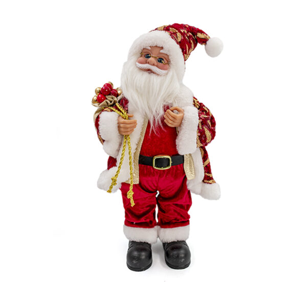 Santa Decorativo Parado 40.5cm Rojo Musical ML(SZ2312-11)