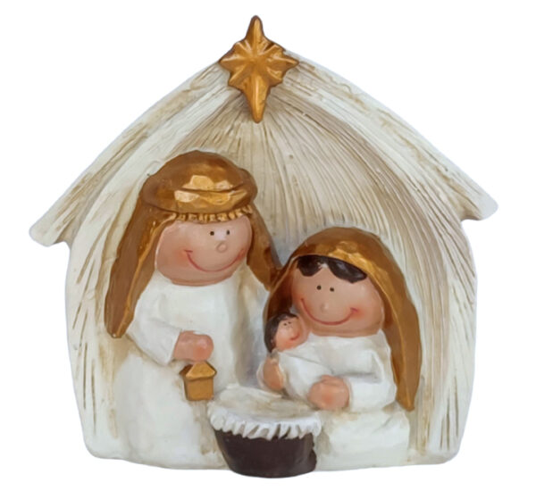 Nacimiento Decorativo 10Cm Dorado SANTINI (100-0200097)