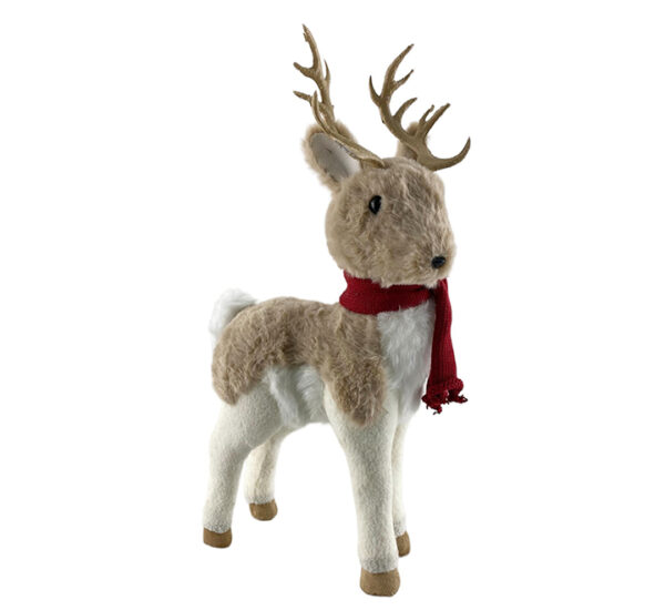 Adorno Navideño Reno 40Cm Café Parado SANTINI (140-0500448)