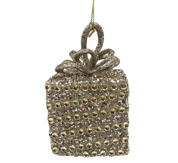 Adorno Colgante 8Cm Regalo Dorado SANTINI (130-5001489)