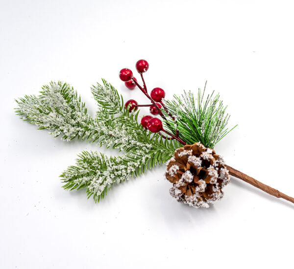 Pick Navidad 34Cm Nevado Bayas (CH19-237) CELINA(066-0034)