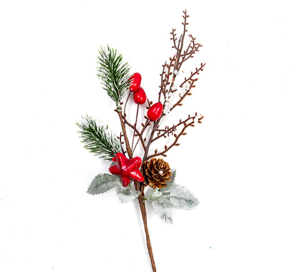 Pick Navideño 31Cm Estrella Roja (SM-11883A)CELINA(066-0036)