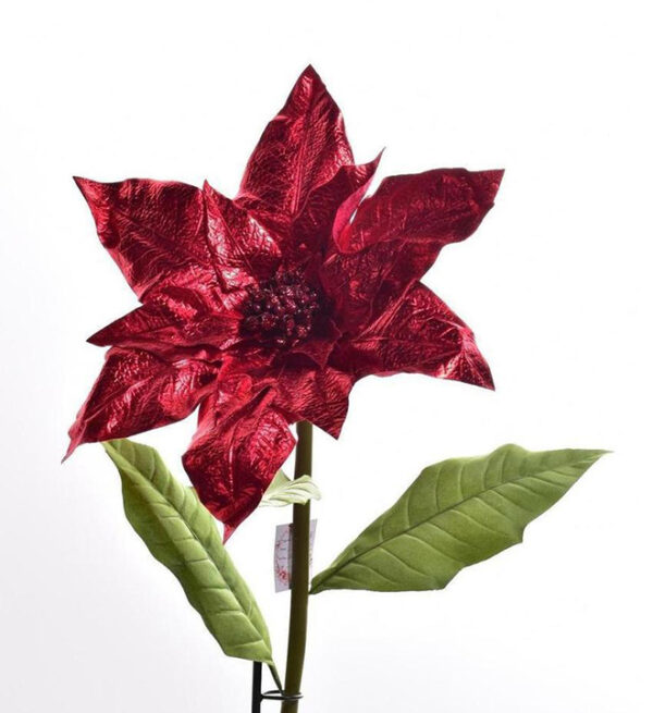 Flor Navideña Decorativa 110Cm Roja SANTINI(140-1100096)