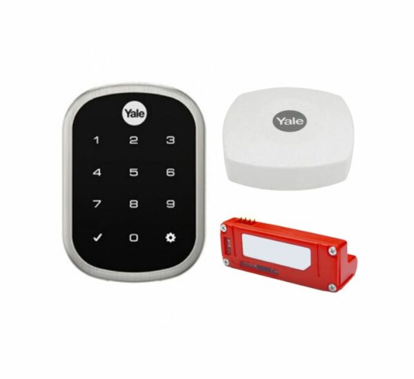 Kit completo (CERRADURA+ HUB+ ZB) Teclado digital cerrojo Yale
