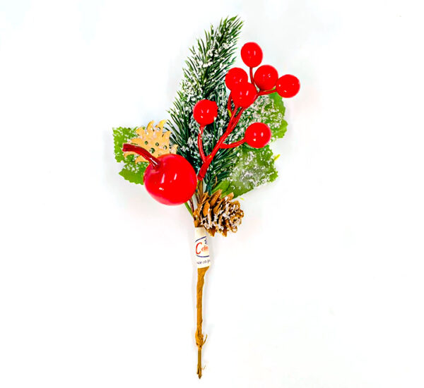 Pick navidad 24cm Manzana bayas rojas CELINA