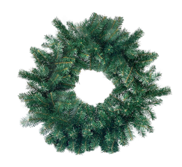 Corona navideña 75cm Verde ICT