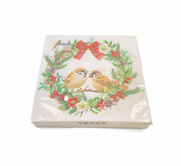 SET 20PZ Servilleta gorriones (33x33CM) AMBIENTE