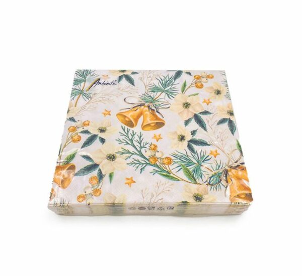SET 20PZ Servilleta campanas (33x33CM) AMBIENTE