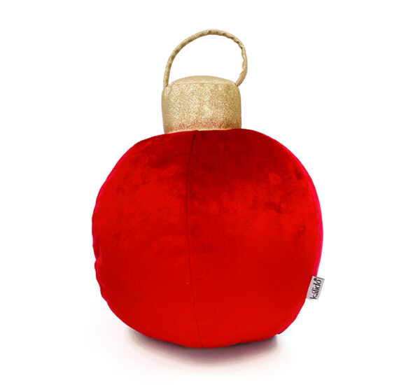 Cojin navideño bombillo 3D Rojo 40CM KAL