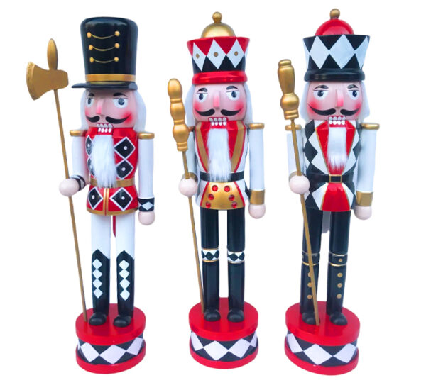 Cascanueces 30cm Black white STN