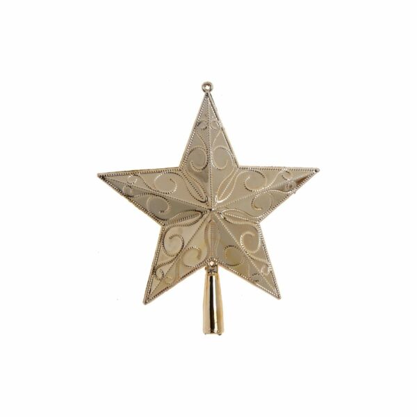 Estrella para arbol Dorado Santini