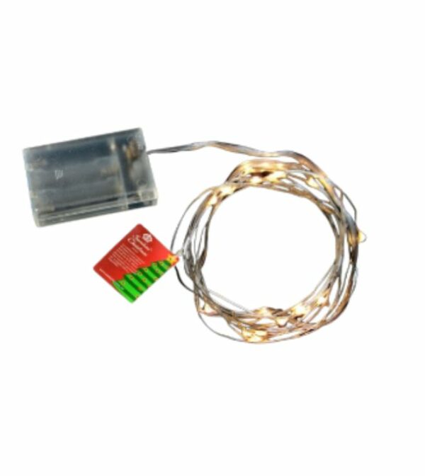 luces led hada amarilla 20L a bateria SANTINI*