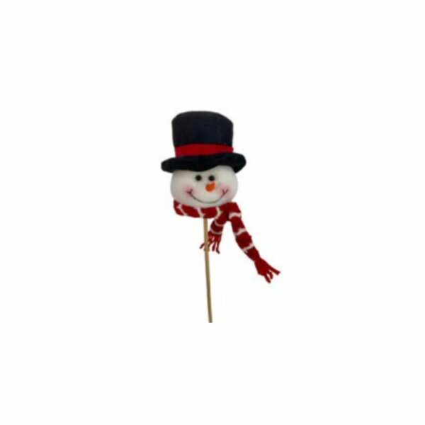 Pincho navidad para arbol 54cm Muñeco nieve STN